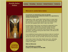 Tablet Screenshot of jamilasalon.com